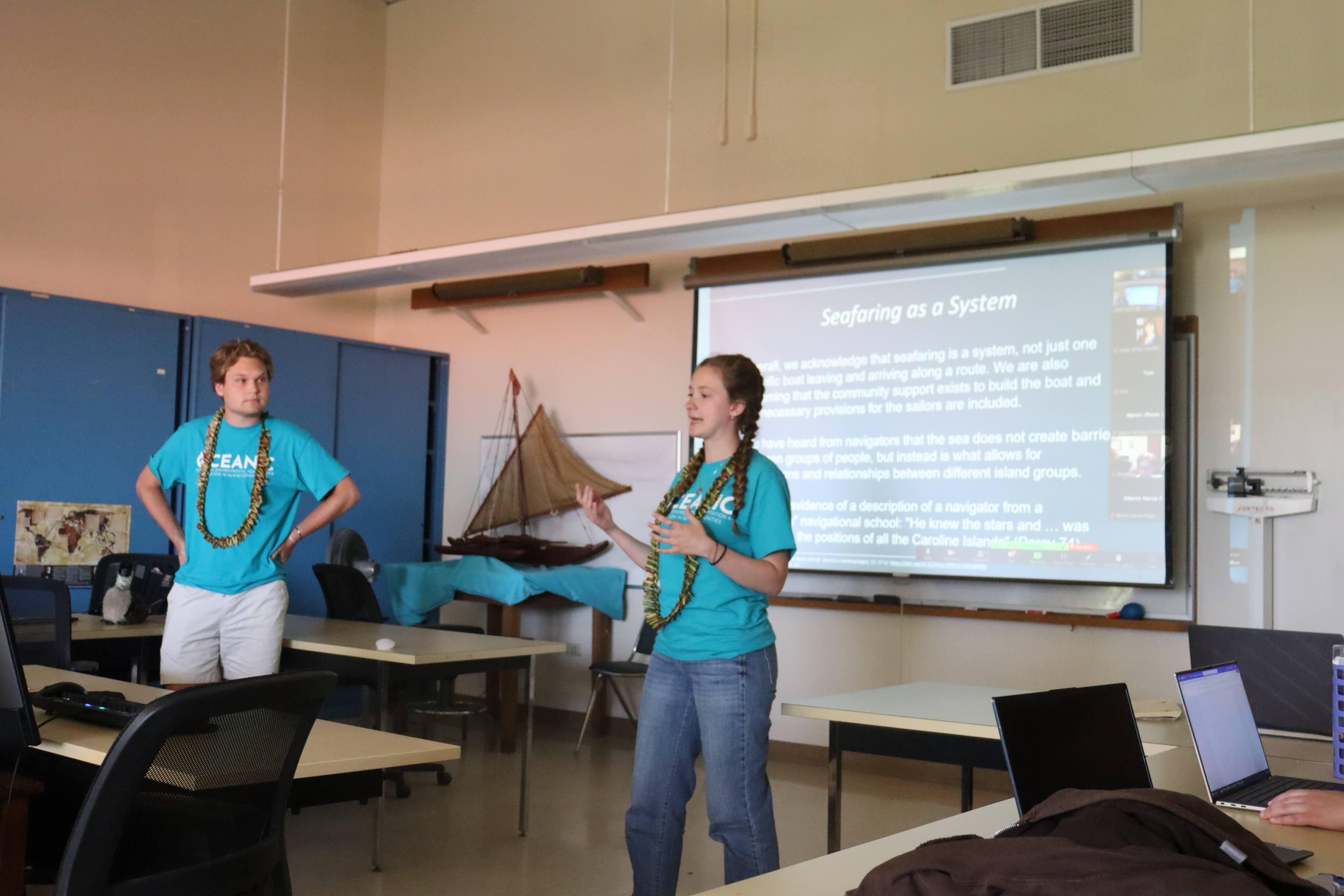 Jake and Allyson present at UH Hilo.